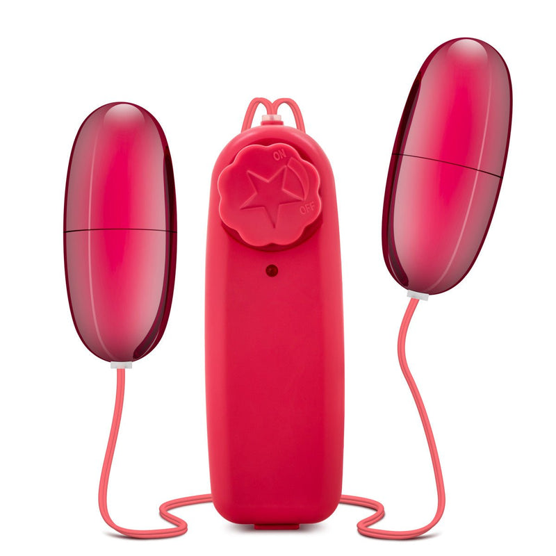 B Yours Double Pop Egg Cerise 2-Inch Vibrating Egg