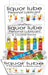 "Liquor Lube Assorted Flavors 72 Pcs Display - Display - 6 Cocktail Flavors - 10ml Tubes HTP2649D"