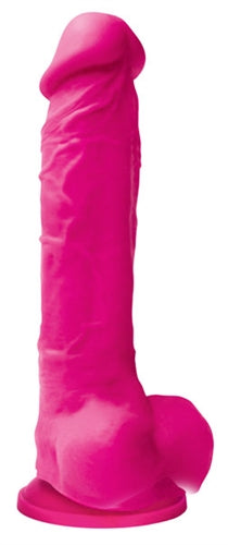nsnovelties Colours Pleasures - 8 Inch Dildo - Pink