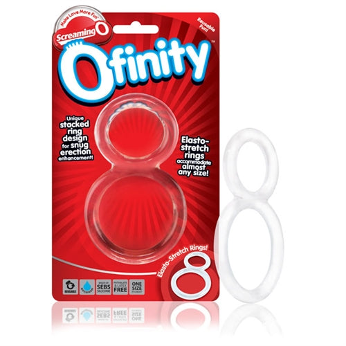 Screaming O Ofinity Double Ring - Clear