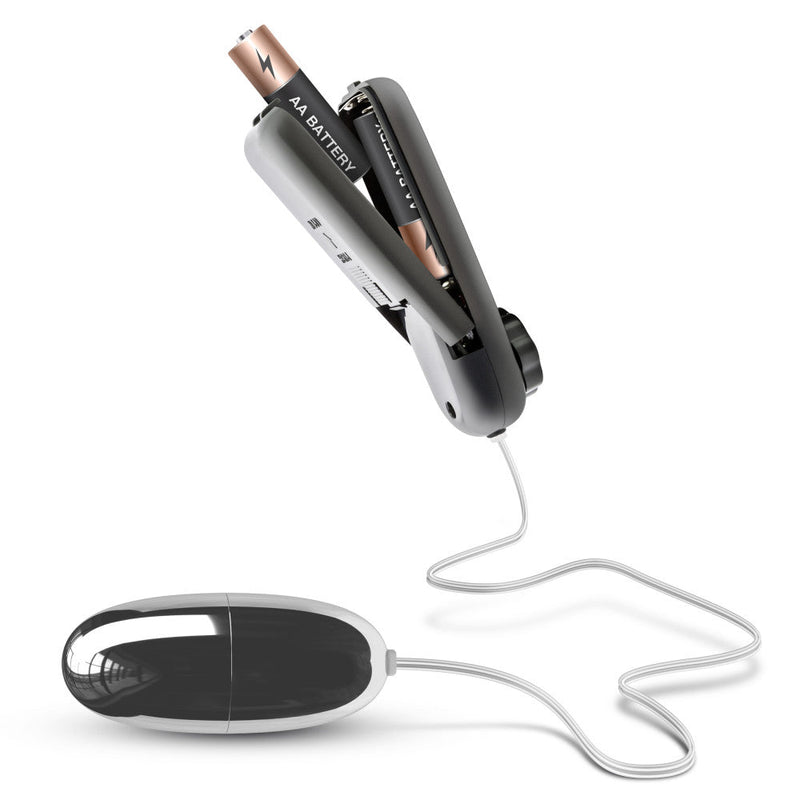 B Yours Silver Power Bullet Black 2-Inch Vibrating Bullet