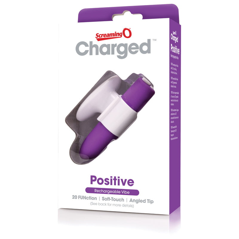 Screaming O Charged Positive Rechargeable Vibe - Grape