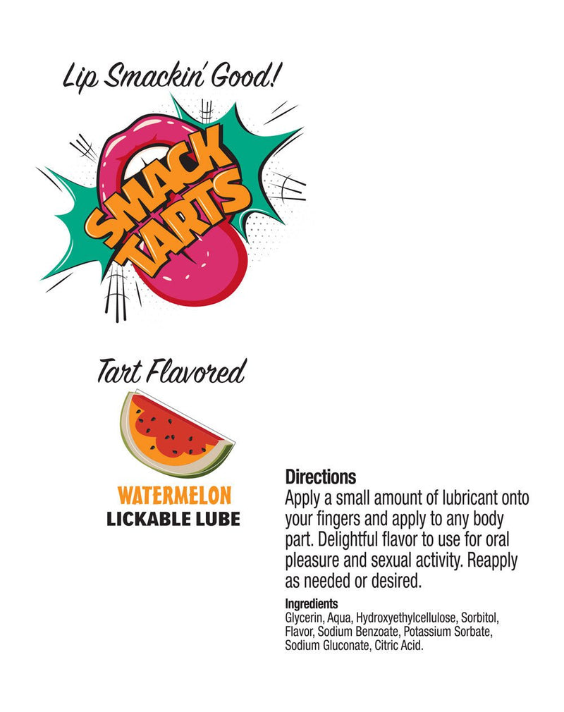 Little Genie Smack Tarts 2oz Lickable Flavored Lubricant - Watermelon