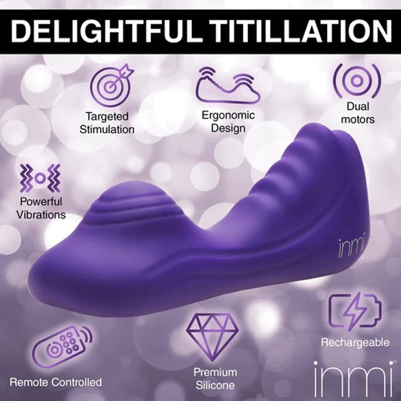 XR Brands Vibrating Silicone Grinder - Purple