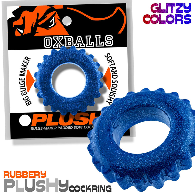 Oxballs Plushy Single Ring - Blue Fire