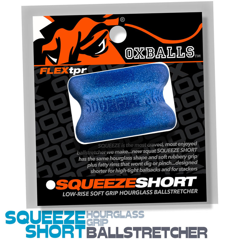 Oxballs Squeeze Short Ballstretcher - Blue Fire