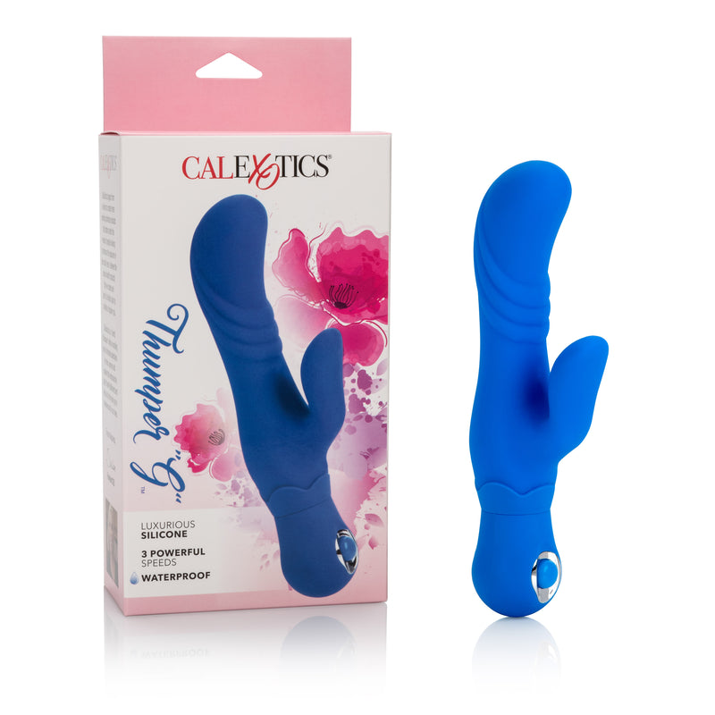 CalExotics Posh Silicone Thumper G - Blue