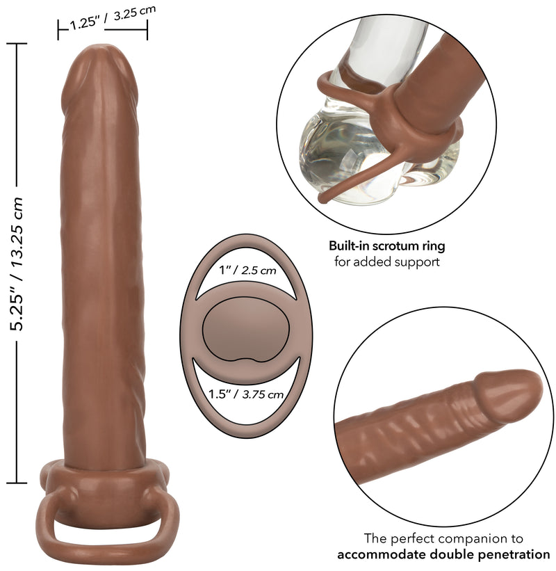CalExotics Accommodator Dual Penetrator - Brown