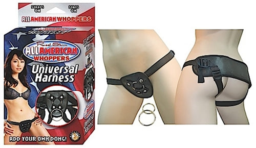 Nasstoys All American Whoppers-Universal Harness-Black