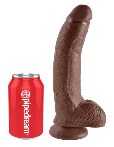Pipedream King Cock 9-Inch Cock With Balls - Brown