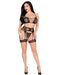 "After Dark Bra and Panty Lingerie Set - Os - Black LA-89359BLKOS"