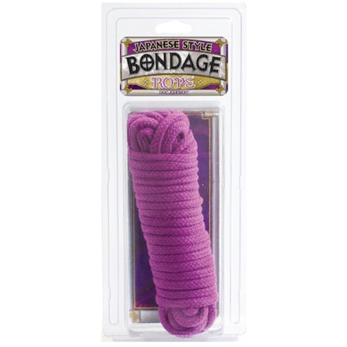 Doc Johnson Bondage Rope - Cotton - Japanese Style - Purple