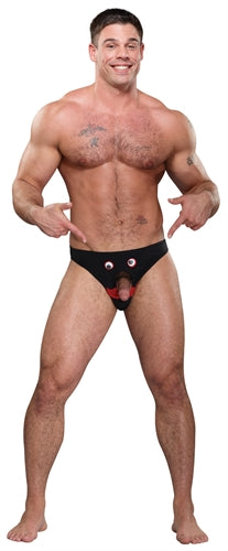 Male Power Mr. Nose Bikini - One Size - Black
