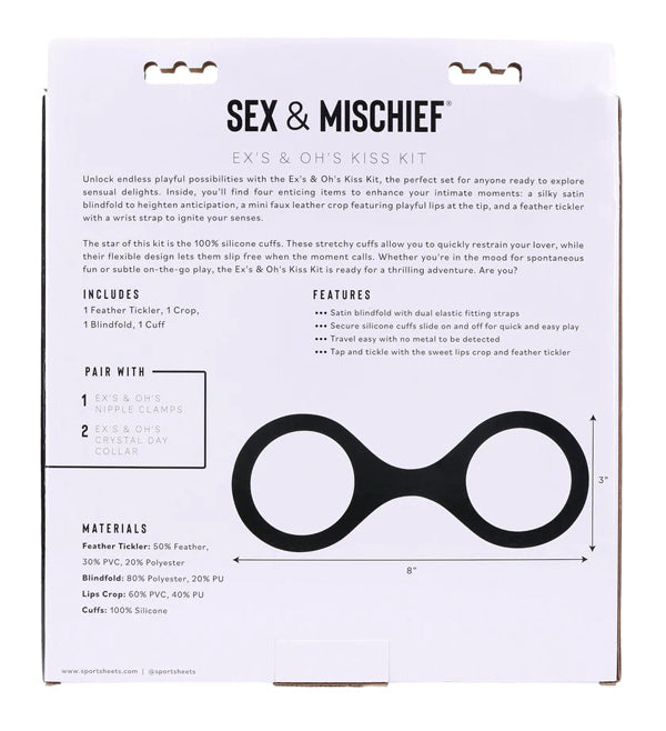 Sportsheets eX's and Oh's Kiss Kit