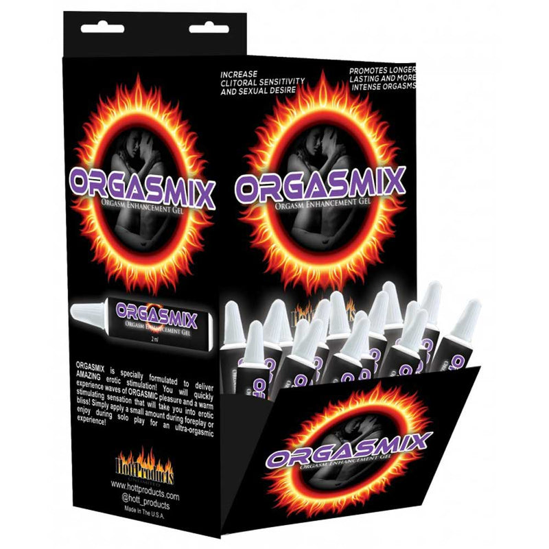 Hott Products Orgasmix - 2ml Tubes - 144 Pcs Display