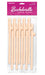 "Bachelorette Party Favors - Dicky Sipping Straws - Light - 10 Piece PD6203-01"