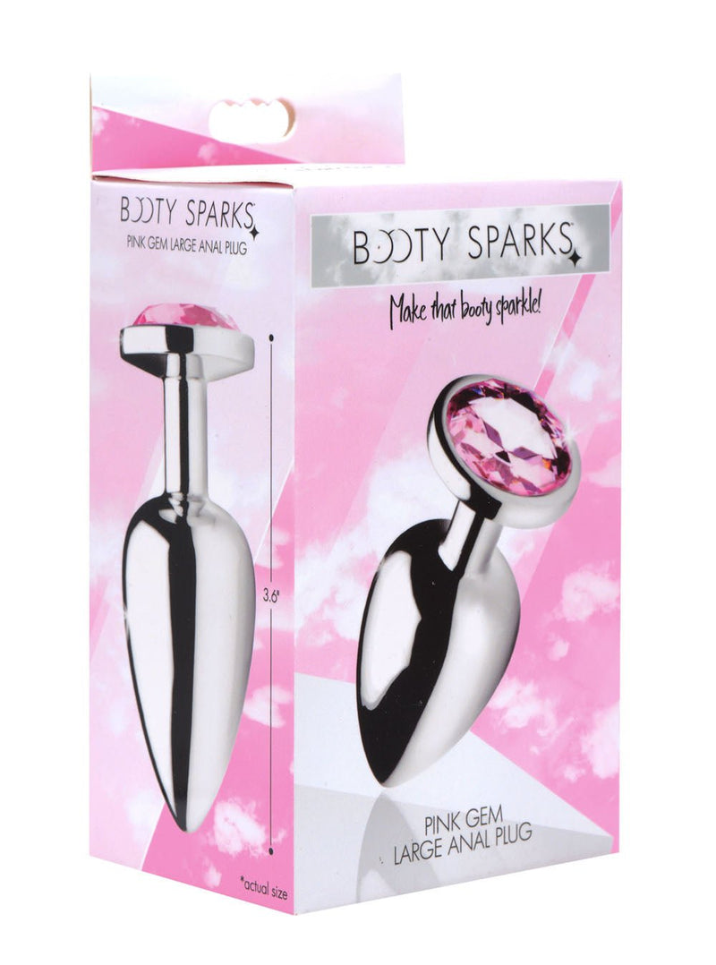 XR Brands Pink Gem Anal Plug - Large