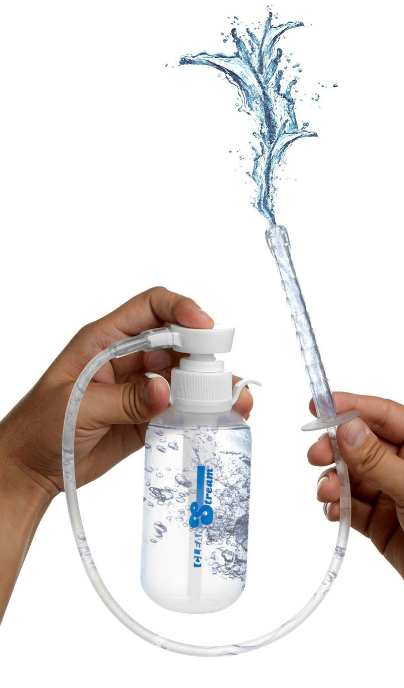 XR Brands Pump Action Enema Bottle With Nozzle