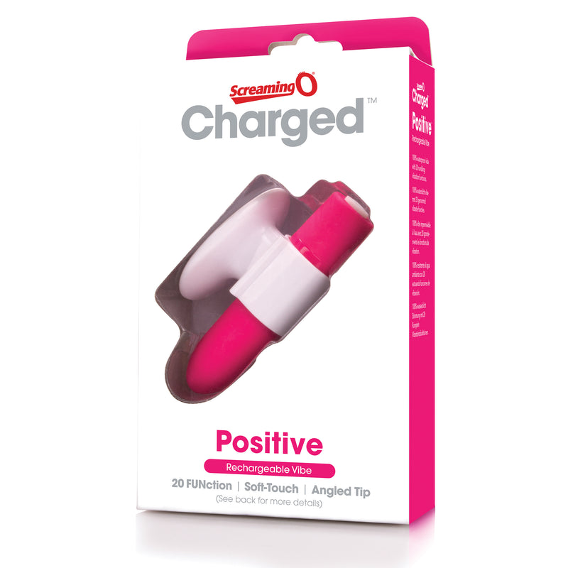 Screaming O Charged Positive Rechargeable Vibe - Strawberry