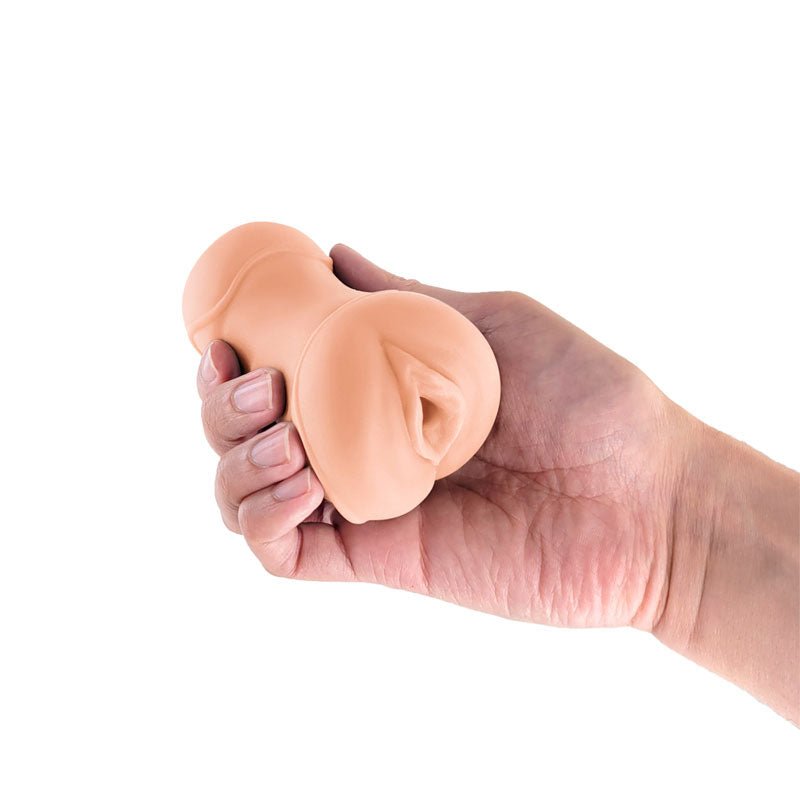 NS Novelties Pocket Pals - Vagina Stroker - Tan - Stroker Masturbator - Realistic Pocket Pussy - Mini Stroker