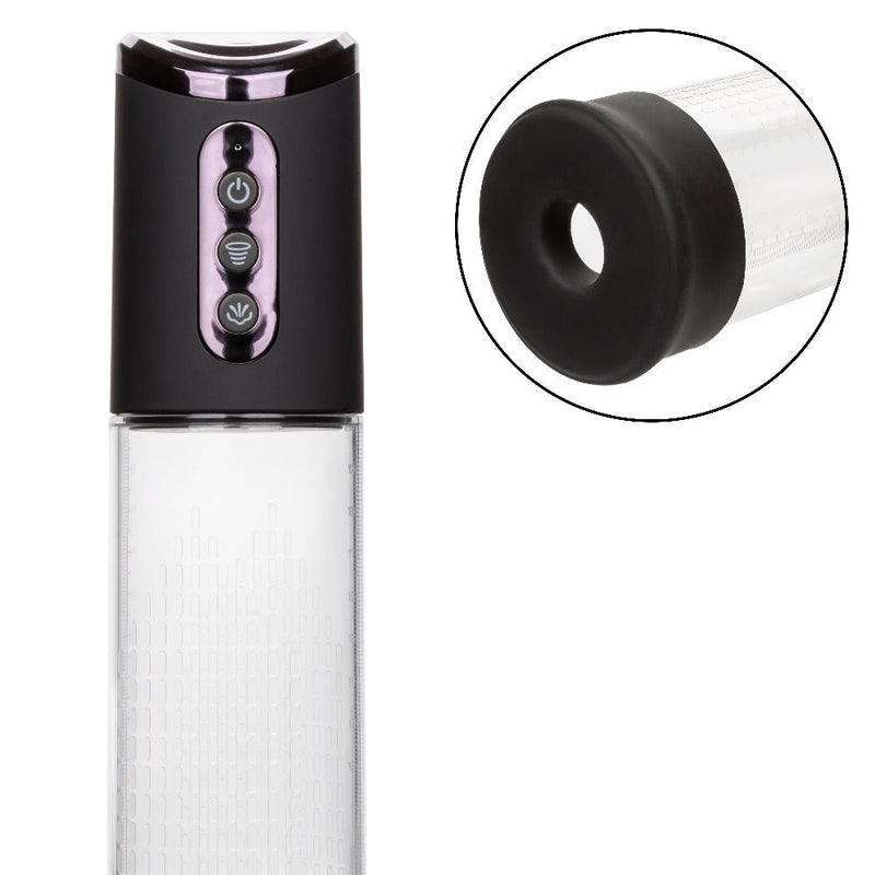 CalExotics Peak Rechargeable Pump - Black/clear