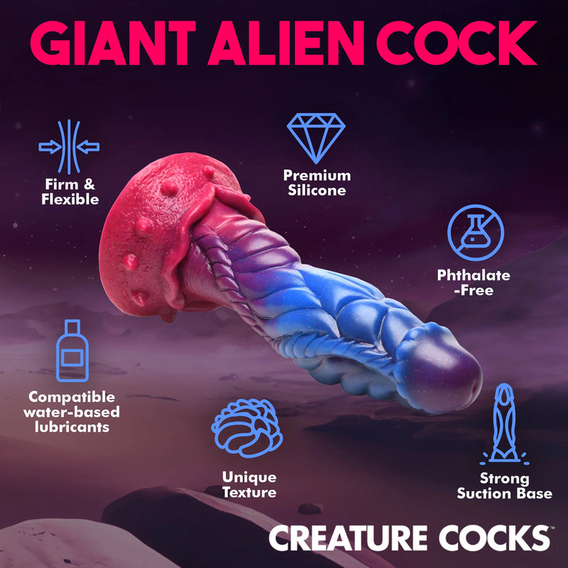 XR Brands Intruder Alien Silicone Dildo