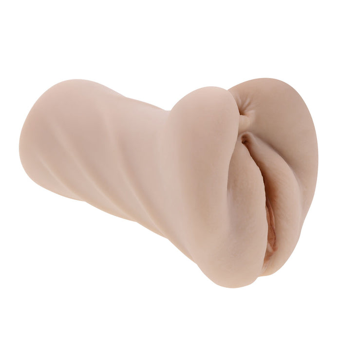 "Riley Reid Movie with Vagina and Anal Stroker - White ZE-MS-6077-2"