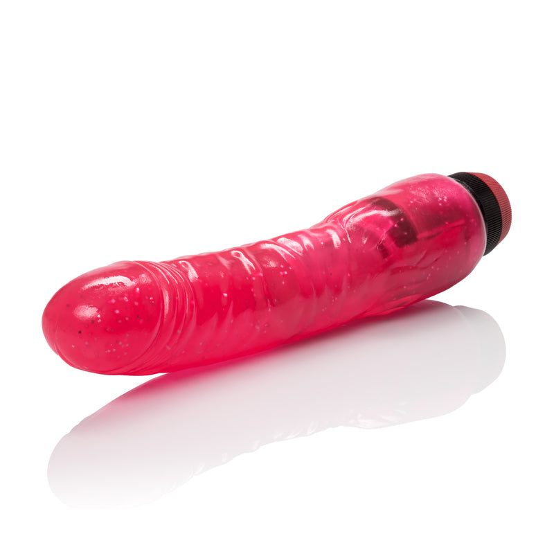 CalExotics Curved Penis 8.25 Inches - Hot Pink