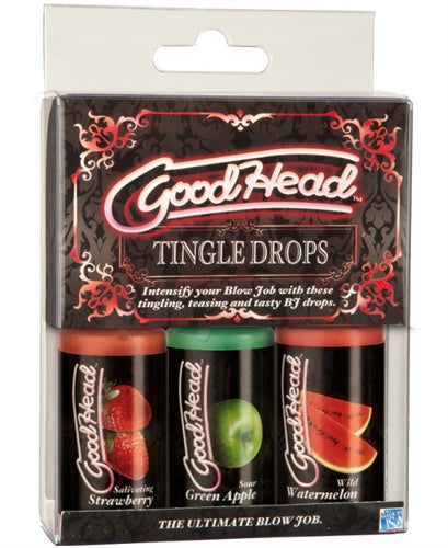 Doc Johnson Good Head - Tingle Drops - 3 Pack