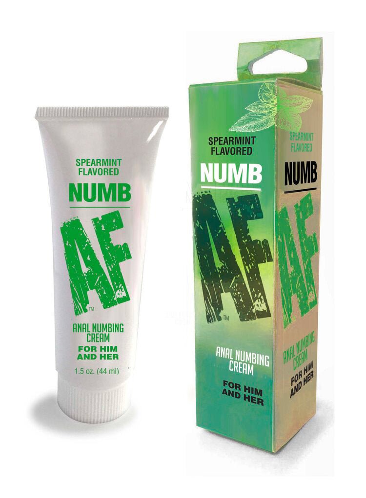 Little Genie Numb Af- Spearmint Flavored Anal Numb Cream - 1.5 Oz (44 ml)