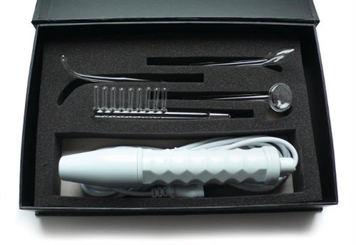 Kinklab Neon Wand Electrosex Kit - White Handle - Red Electrode