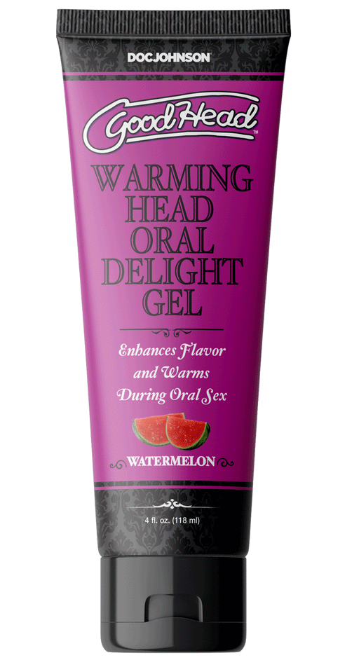 "Goodhead - Warming Head Oral Delight Gel - Watermelon - 4 Fl Oz Bulk DJ1361-14-BU"