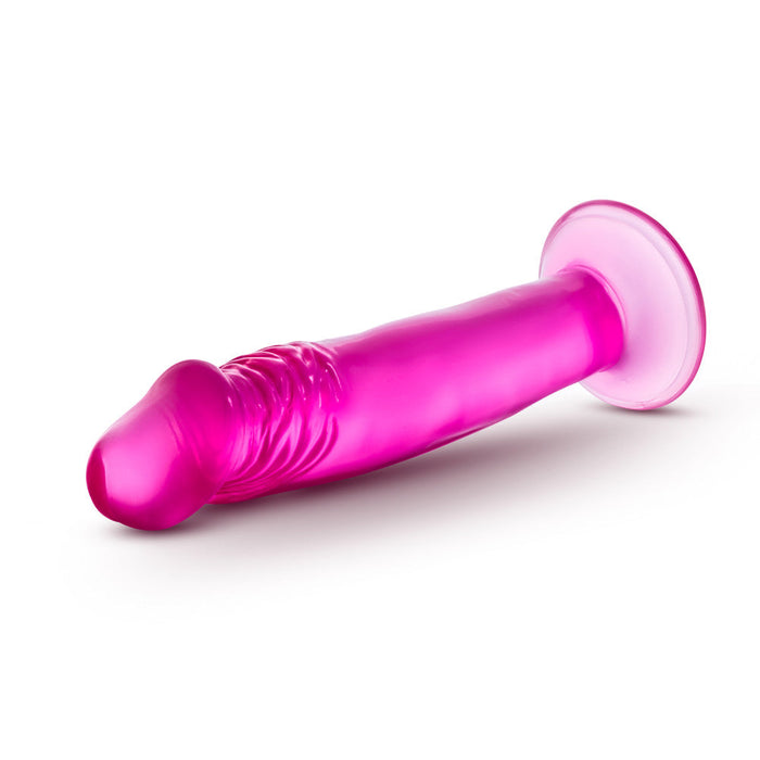 B Yours Sweet N' Small 6.5 Realistic Pink 6.5-Inch Long Dildo With Suction Cup Base