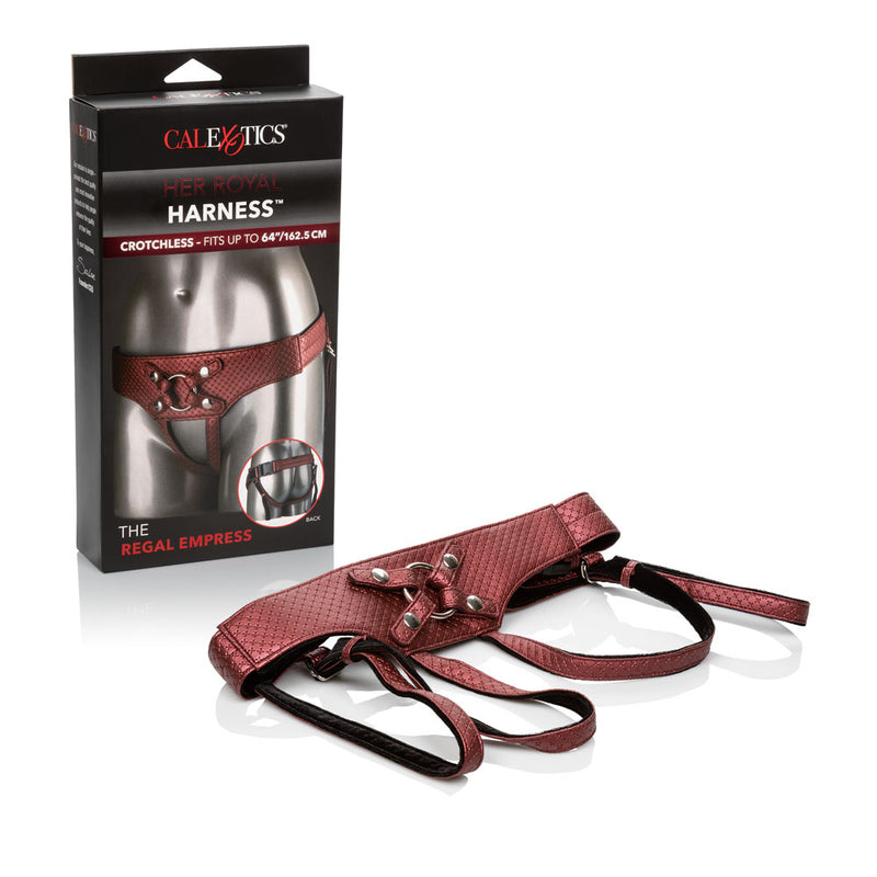 CalExotics Her Royal Harness the Regal Empress - Red