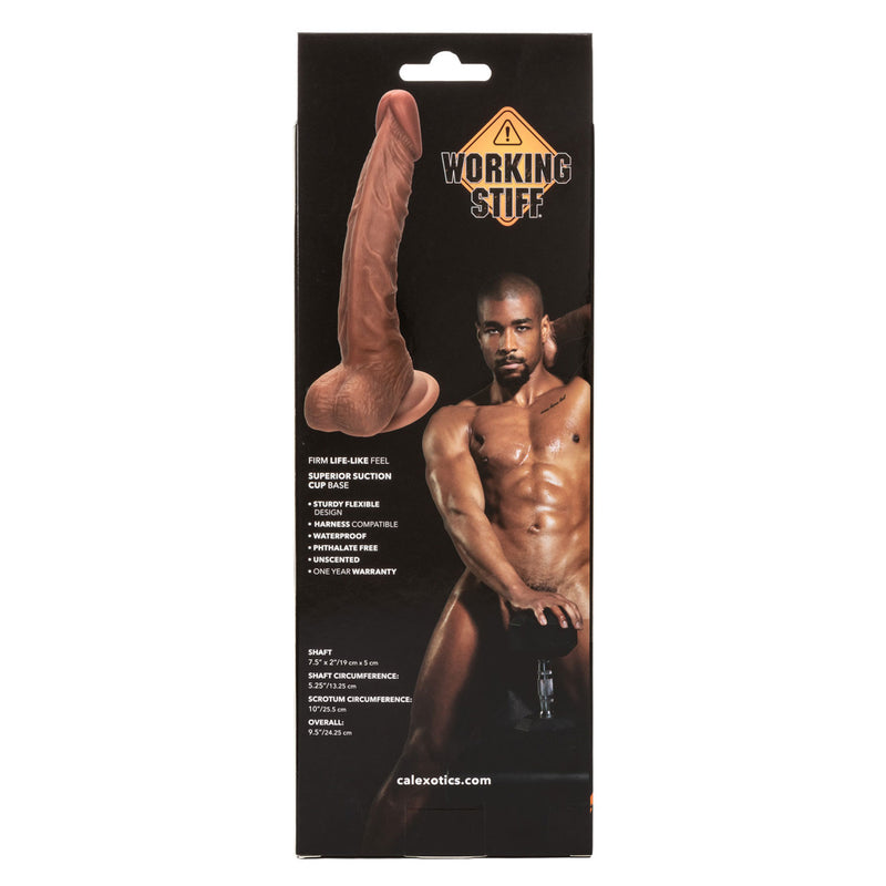 CalExotics Working Stiff the Personal Trainer 7.5" - Brown