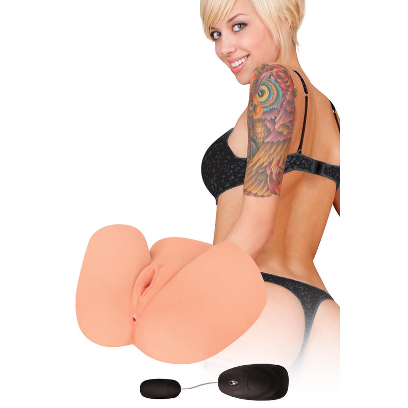 Curve Toys Mistress Zoe Jack Hammer - Vanilla - Stroker Masturbator - Realistic Body Part Stroker