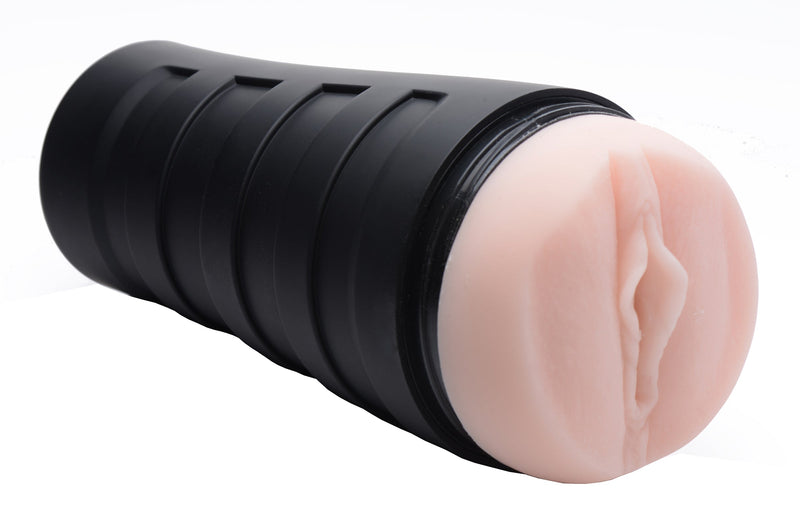 Curve Toys Mistress Brooke Deluxe Pussy Stroker - Light - Realistic Stroker Masturbator - Canister Masturbation Cup