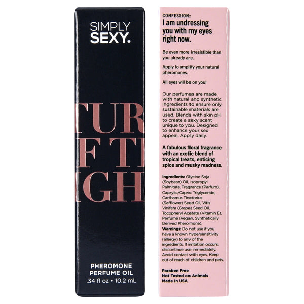 Classic Brands Simply Sexy Turn Off the Lights - Pheromone Perfume Oil Roll on - .34oz | 10.2ml