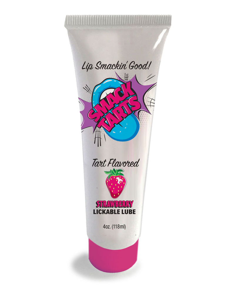 Little Genie Smack Tarts 4oz Lickable Flavored Lubricant - Strawberry