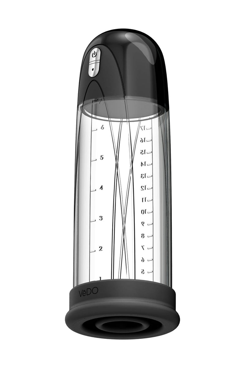 VeDO Pump Rechargeable Vacuum Penis - Just Black