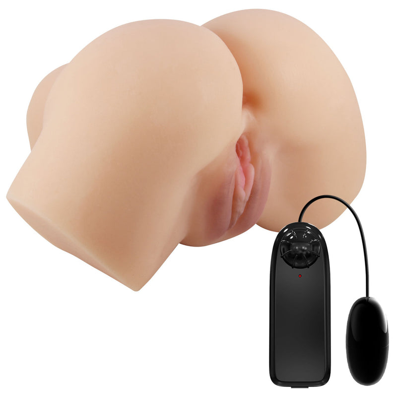 Pretty Love Hailey Realistic Vagina and Ass Vibrator - Light - Stroker Masturbator - Realistic Body Part Stroker