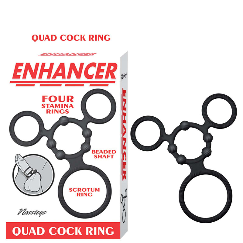 Nasstoys Enhancer Quad Cockring - Black
