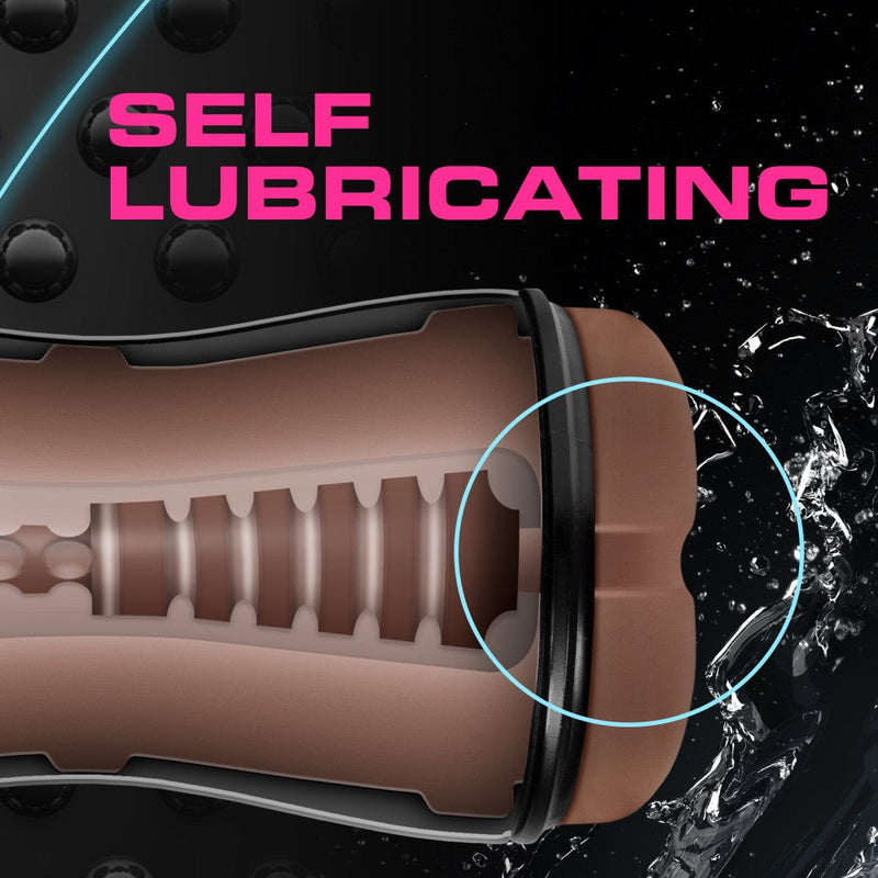 Coverboy The DJ Self Lubricating Realistic Brown Butt Stroker