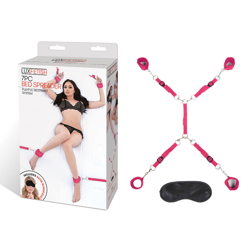 Electric Novelties 7 Pc Bed Spreader - Hot Pink