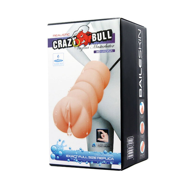 Pretty Love Crazy Bull Vagina Masturbator - Stroker Masturbator - Realistic Pocket Pussy