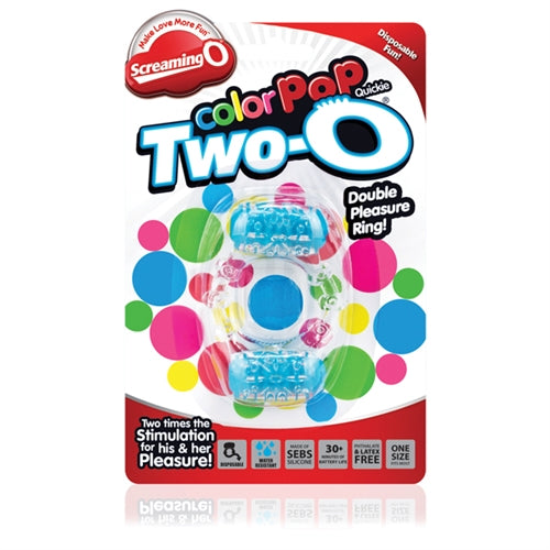 Screaming O Colorpop Quickie Two-O - Blue - Each
