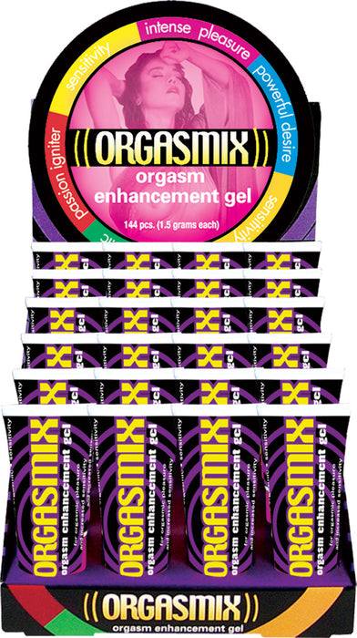 "Orgasmix - 24 Piece Display - 1 Oz. Tubes HTP700D"