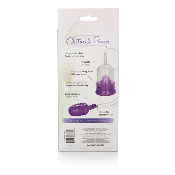 CalExotics Clitoral Pump Intimate Pump - Purple