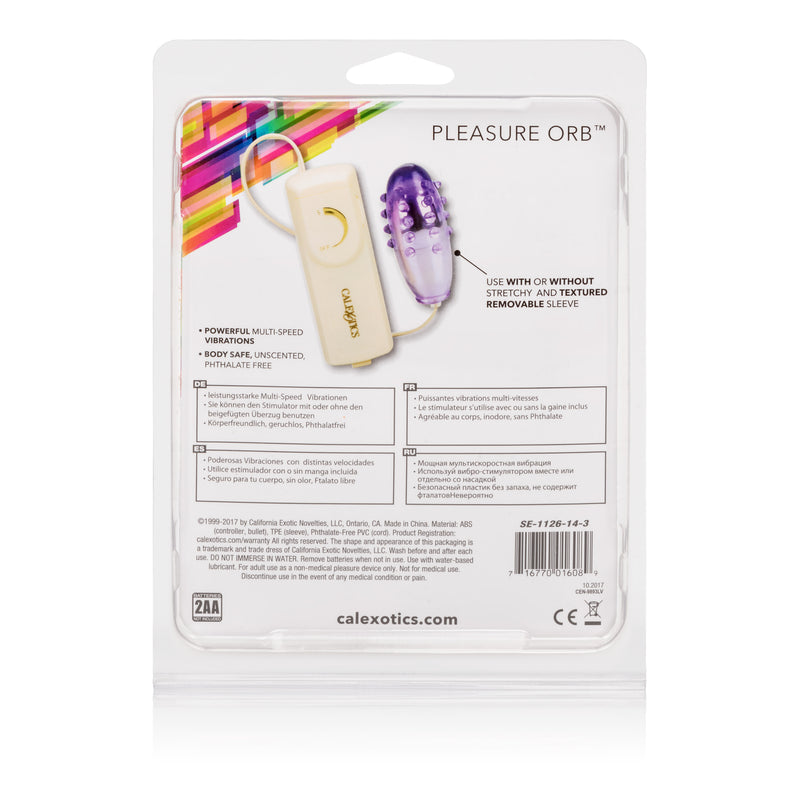 CalExotics Pleasure Orb Vibrating Egg - Purple