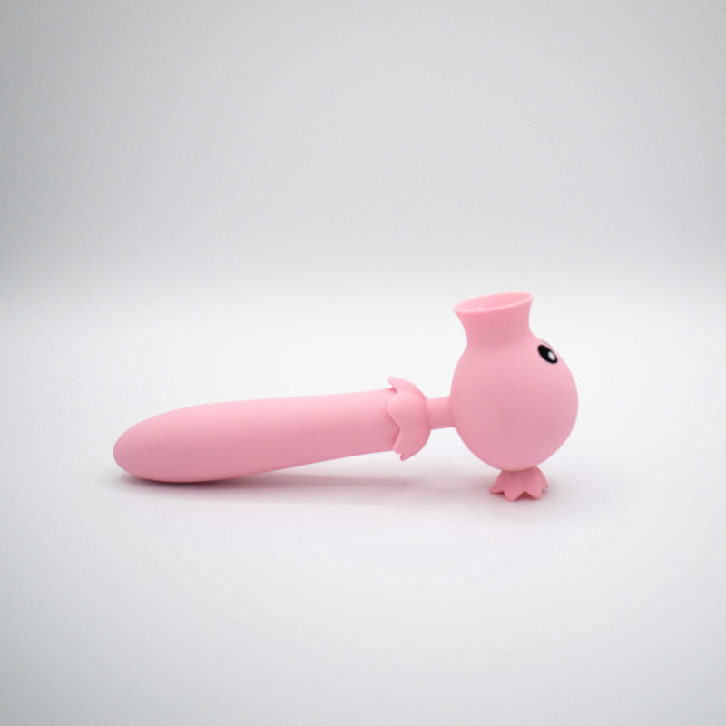 Like A Kitten Lick n' Stick Clit Flicker and G-Spot Vibrator - Pink